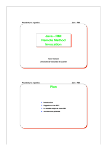 Java-RMI Remote Method Invocation