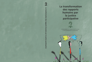 La transformation des rapports humains par la justice participative