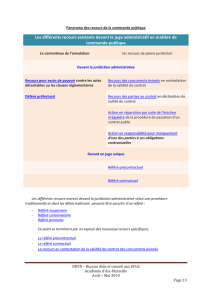 Les différents recours existants devant le juge administratif en