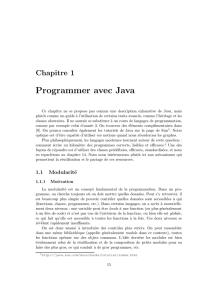 Programmer avec Java