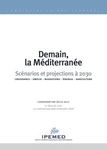 Demain, la M&eacute;diterran&eacute;e. Sc&eacute;narios et projections &agrave; 2030.