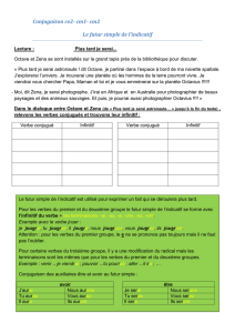 Conjugaison ce2- cm1- cm2 Le futur simple de l`indicatif