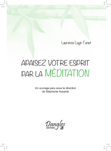 pAr LA médiTATion - Editions Dangles