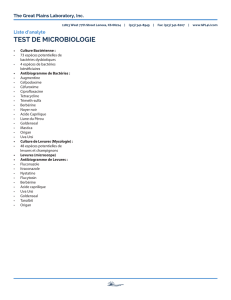 test de microbiologie