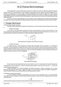 XI-2) Champ électrostatique