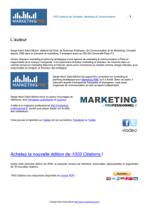 1003 citations de stratégie, marketing, communication