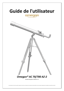 Guide de l`utilisateur Omegon® AC 70/700 AZ-2