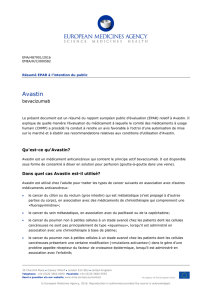 Avastin, INN-bevacizumab - European Medicines Agency