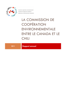la commission de coopération environnementale entre le canada et