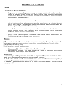 Monnaie et financement