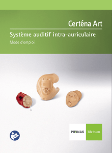 Système auditif intra-auriculaire