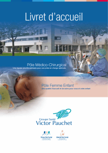 télécharger le livret d`accueil de la Clinique Victor Pauchet