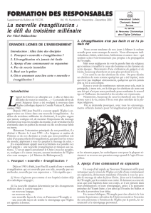 Bulletin pour les responsables 2001.5