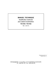 manuel technique tc1v4 / tc1v2