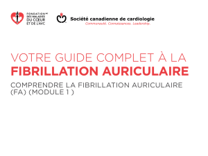 fibrillation auriculaire - Heart and Stroke Foundation