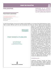 Etant donné le pluralisme - Université Paris 1 Panthéon