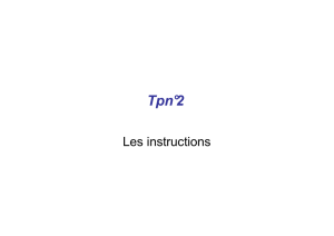 Tp n°2 Les instructions