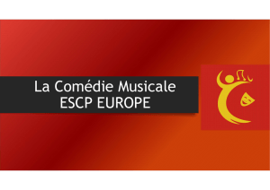 La Comédie Musicale ESCP EUROPE