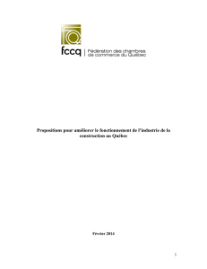 L`industrie de la construction comme facteur de croissance