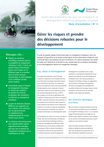 Gérer les risques et prendre des décisions robustes pour le