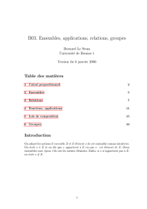 Ensembles, applications, relations, groupes