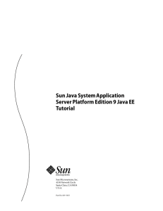 Sun Java System Application Server Platform Edition 9 Java EE