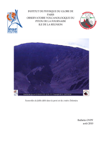 IPGP - Observatoires Volcanologiques Français