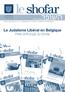 Le Judaïsme Libéral en Belgique