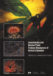 invertebrate F.ind - Pêches et Océans Canada