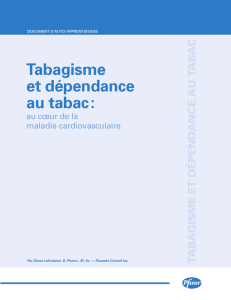 Tabagisme et dépendance au tabac