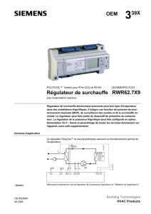 OEM 339X Régulateur de surchauffe RWR62.7X9