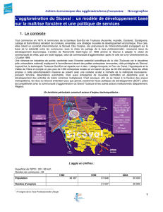 L agglomération du Sicoval : un modèle de développement basé sur