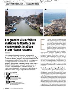 Les grandes villes côtières d`Afrique du Nord face au changement