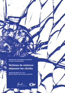 Victimes de violence : dépasser les clichés