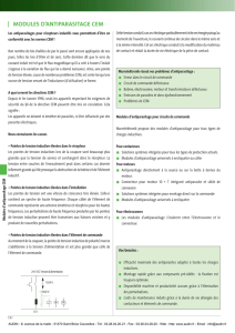 Modules d`antiparasitage CEM