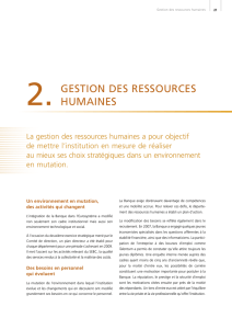 Rapport 2007 Rapport d`entreprise, Gestion des ressources humaines