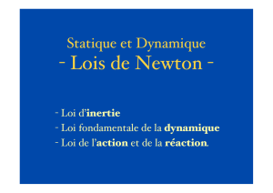 Lois de Newton - E