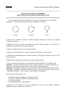 CHI401 Structure électronique et liaison chimique EFFETS