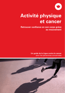 Activité physique et cancer