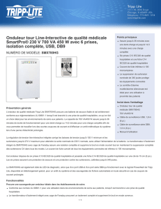 Onduleur tour Line-Interactive de qualité médicale SmartPro® 230 V