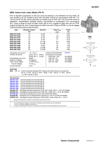 56.456/1 Sauter Components BXN: Vanne trois voies filetée, PN 16