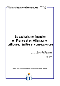 IV – Le triomphe du capitalisme financier et ses conséquences