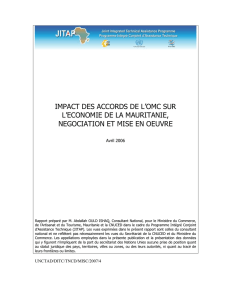 impact des accords de l`omc sur l`economie de la