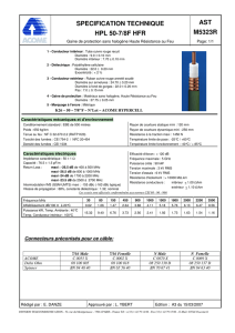 specification technique hpl 50-7/8f hfr ast m5323r