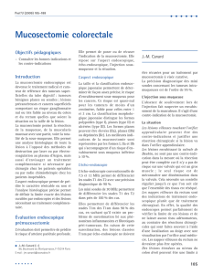 Mucosectomie colorectale
