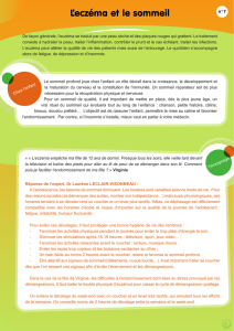 L`eczéma et le sommeil - Association française de l`eczéma