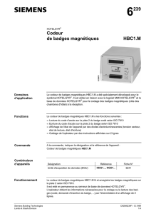 6239 Codeur de badges magnétiques HBC1.M