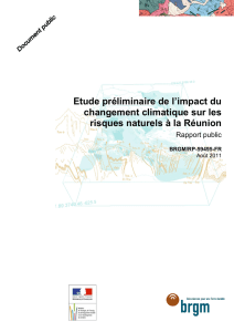 Etude préliminaire de l`impact du changement