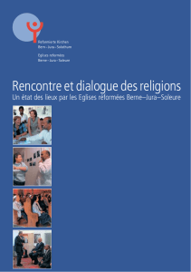 Rencontre et dialogue des religions - Reformierte Kirchen Bern