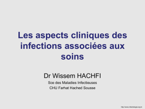Aspects cliniques des IAS - Pr Ag W. Hachfi